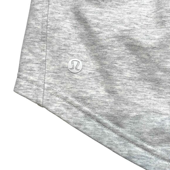 Lululemon Inner Glow High-Rise Short 3" *Heathered Core Ultra Light Grey - Picture 6 of 7